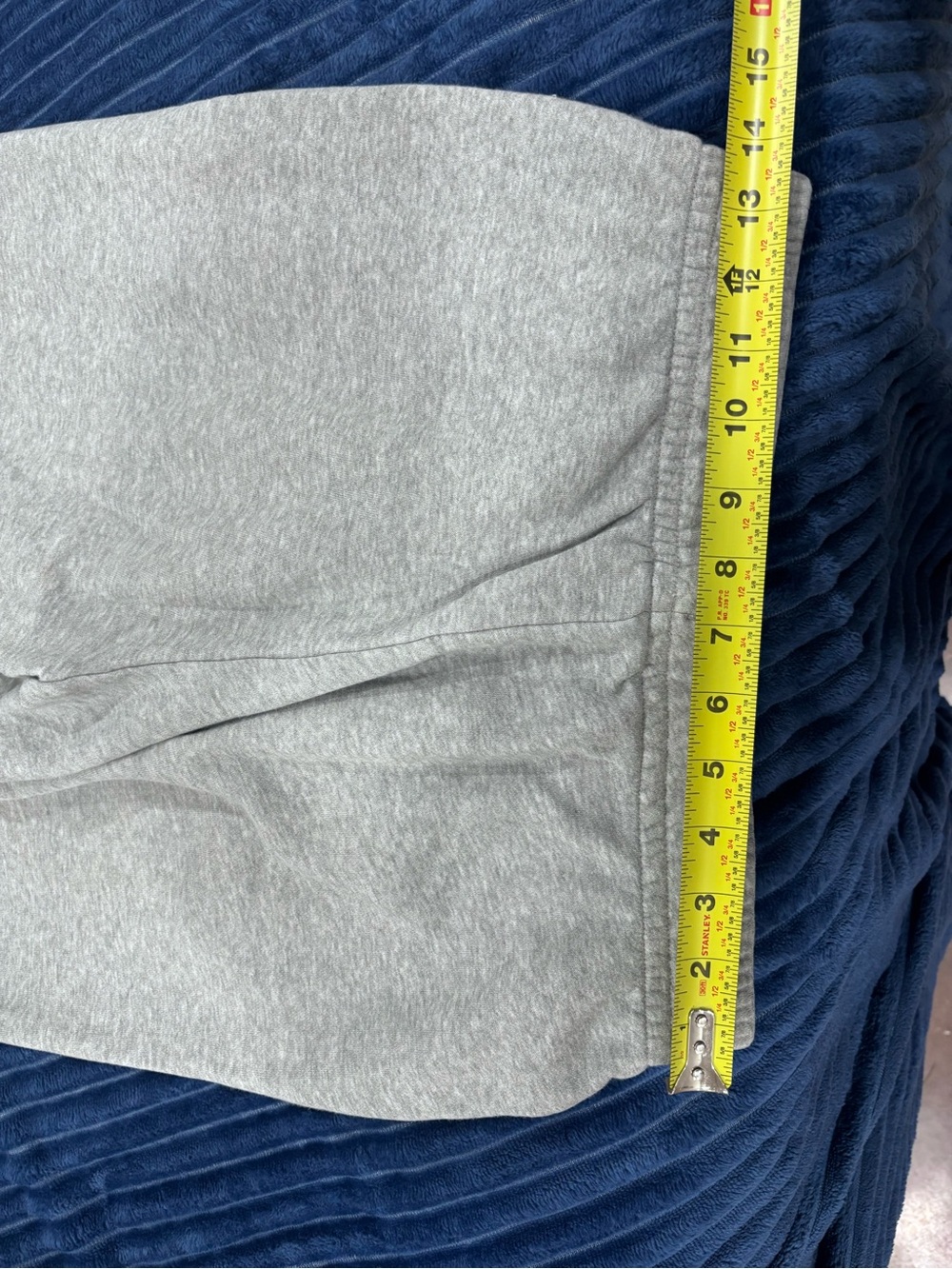 Nike Kids Light Gray Fleece Joggers with White Swoosh - Picture 3 of 5
